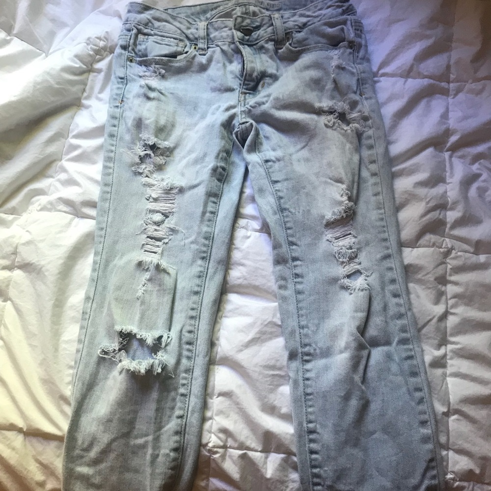 Distressed Vintage American Eagle Jeans